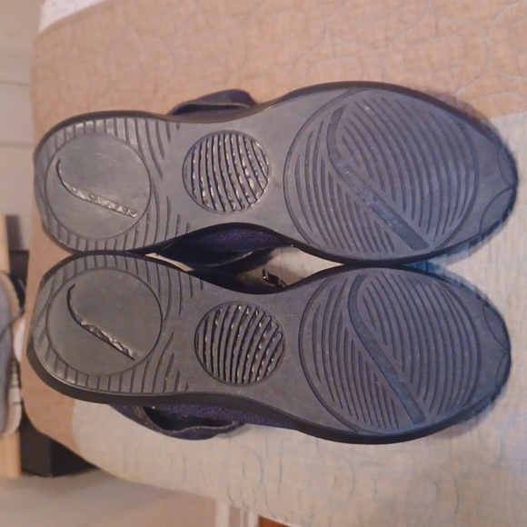 Mens Hi-top Velcro Casual Sneaker. Navy. Sz 12 - Picture 10 of 11